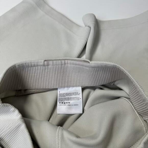 Lululemon Brushed Softstreme Ribbed Zip Flared Pant 32.5" - Picture 3 of 8